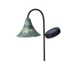 Lumineo Solar tuinlamp  ijzer H69cm-1L Warm wit met schakelaar