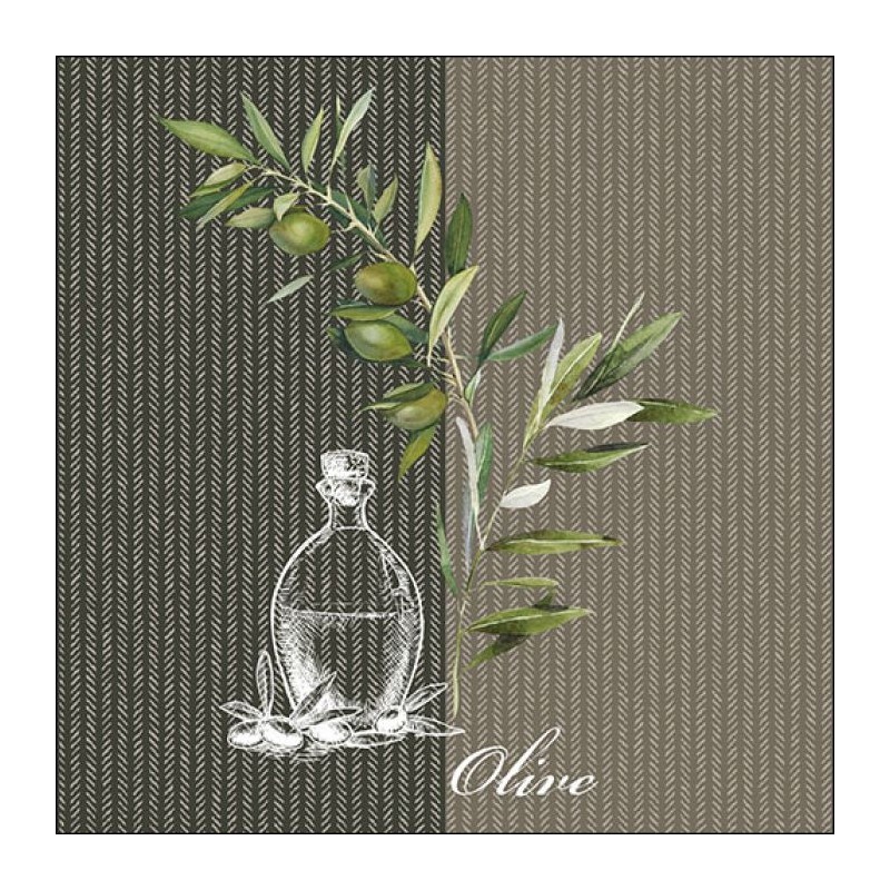 Ambiente Servetten 33x33cm Oil And Olives 20 stuks