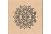Serviettes Ambiente 33x33cm Mandala Nature 20 pièces