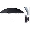Parasol Ø250cm grijs polyester