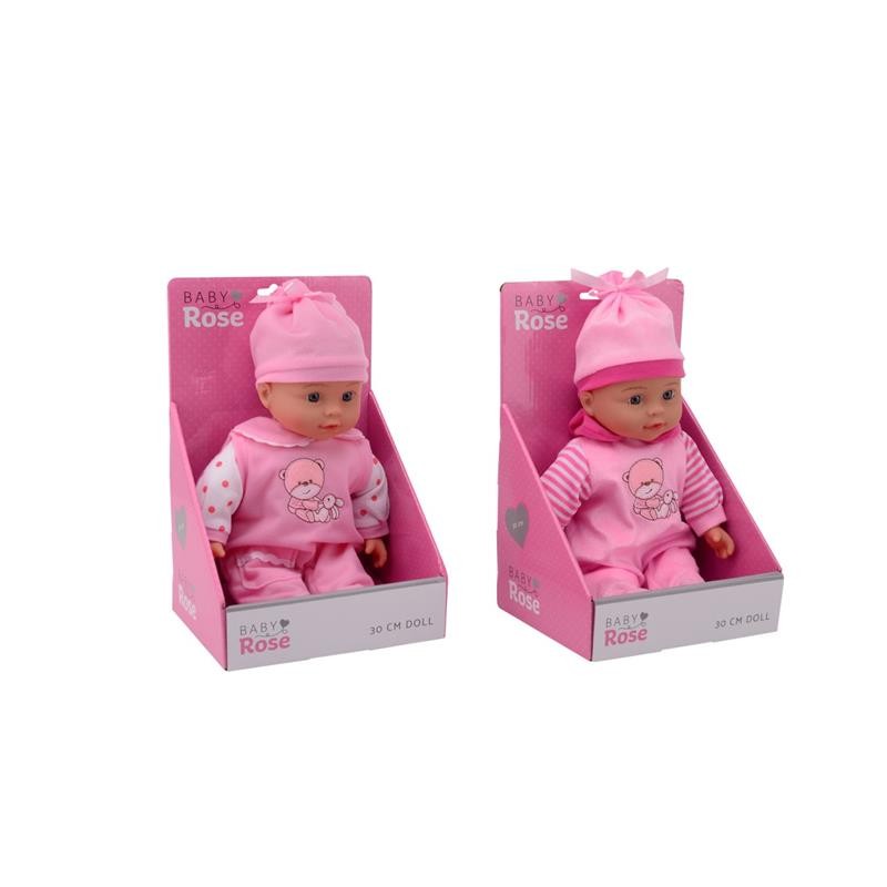Poupée Baby Rose 30 cm dans une boîte d'exposition