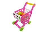 Boodschappenwagentje met 12 soorten boodschappen. roze of blauw