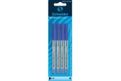 Schneider Stylo à bille Tops 505M bleu blister a 4 pièces