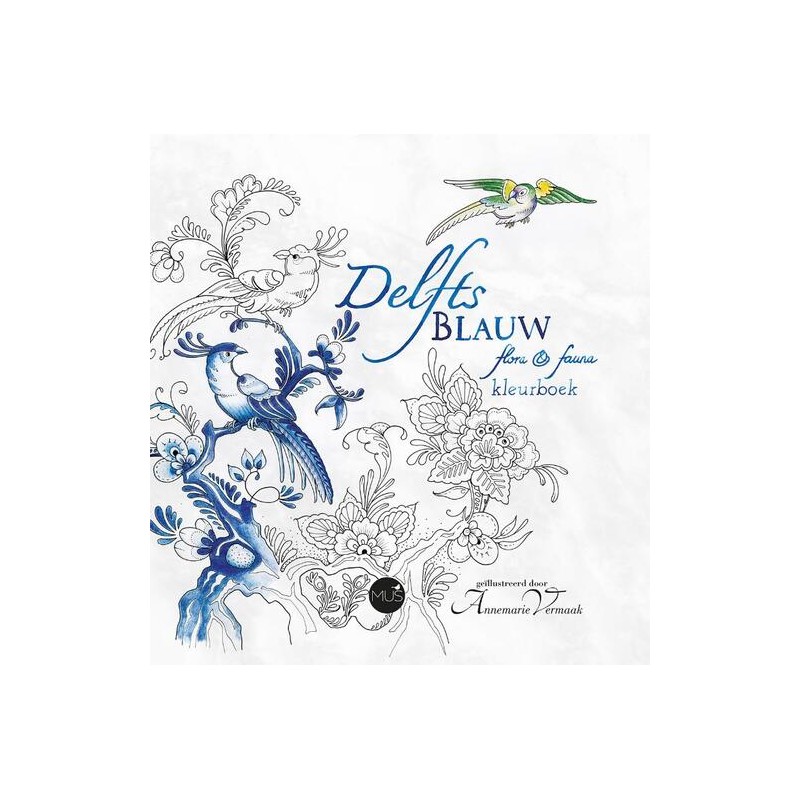 Delfts Blauw flora&fauna kleurboek
