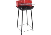 Barbecue mi-ouvert rouge 40cm