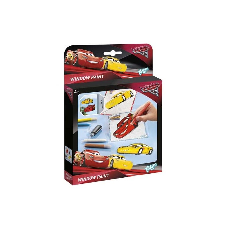 Peinture pour vitres Totum Disney Cars