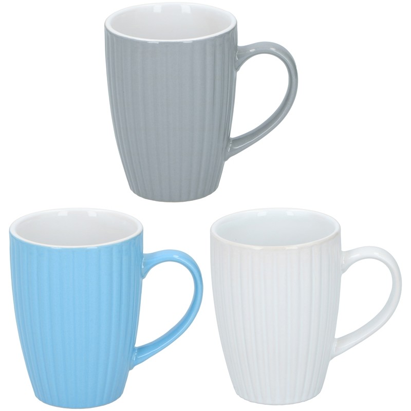 Mug côtelé 290ml Ø8,3xH10,4cm