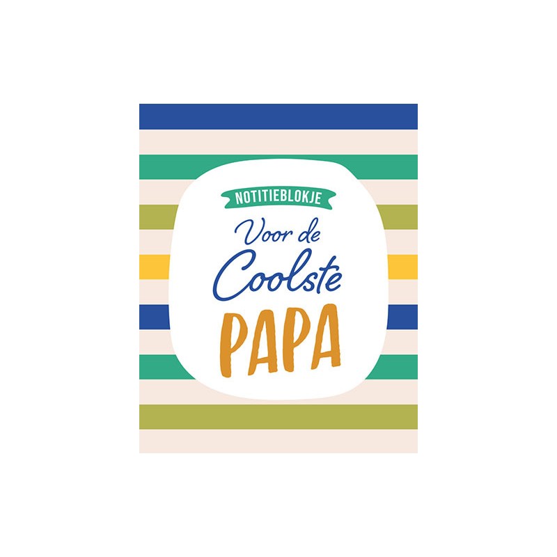 Bloc-notes Deltas - Pour le papa le plus cool 17x13,5cm 160 pp