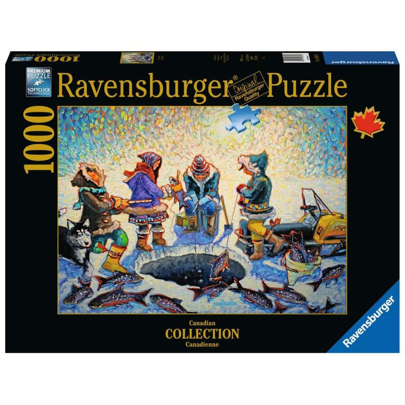 Ravensburger puzzle Pêche sur glace 1000 pièces