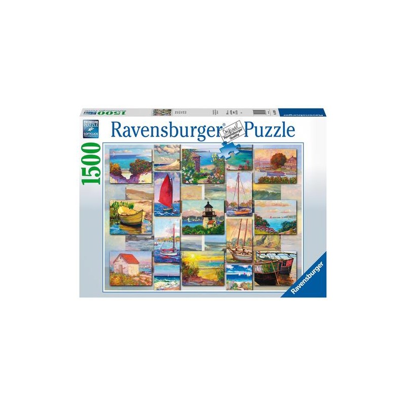Ravensburger puzzel Coastal Collage 1500 stukjes