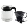 Koffiepot Glaskan 1,2L Met Filter En Maatschepje
