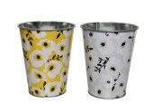 Bloempot zink  Ø11.5-H15cm