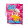 Paperdreams Window signs - Sarah 50 jaar 60x45cm