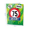Paperdreams Window signs - 75 jaar 60x45cm