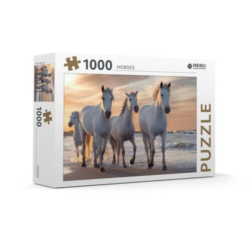 Rebo puzzel Horses 1000 stukjes