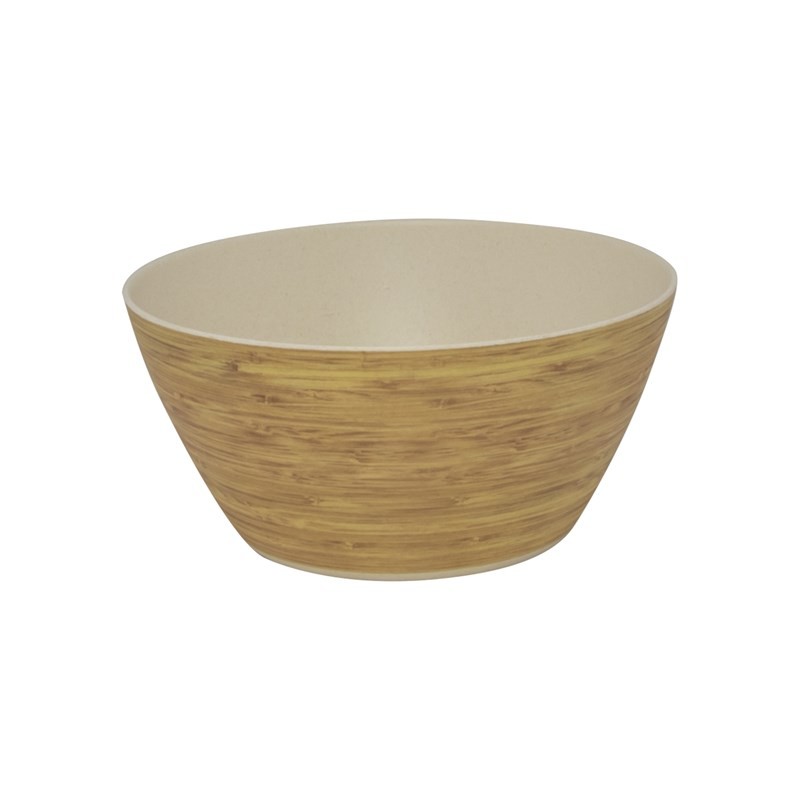 Schaaltje Bamboe Ø15x7cm 800ml Hout Look