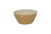 Bol en bambou Ø15x7cm 800ml aspect bois