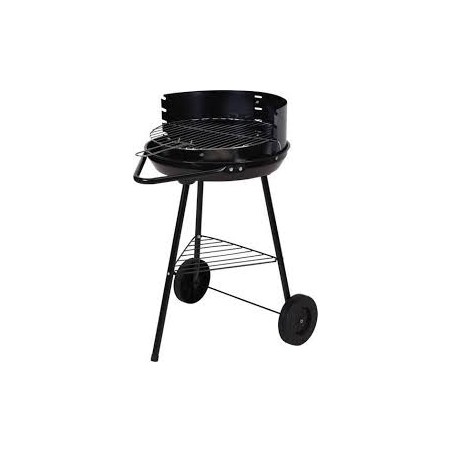 BBQ Barbecue Half Open Op Wielen 43 Cm