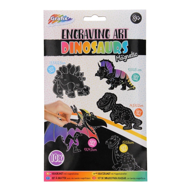 Grafix dinosaure à gratter