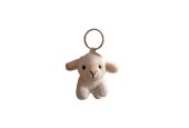 Porte-clés Agneau peluche blanc 9x5cm