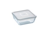 Pyrex COOK&FREEZE Plat carré en verre avec couvercle 2L 20x22cm