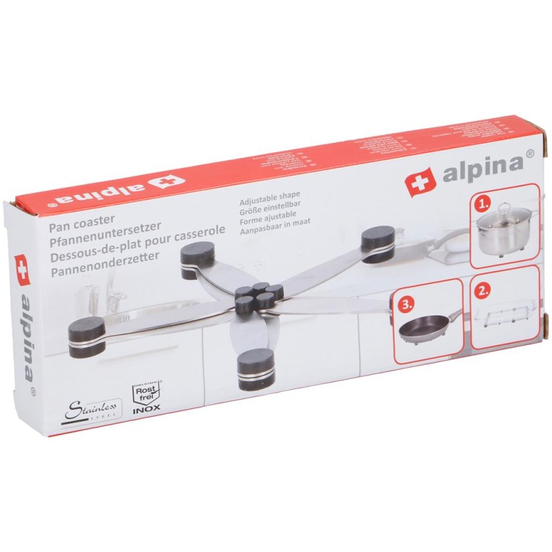 Alpina Pan dessous de verre réglable 27x20x2cm
