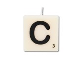 Paperdreams Letter Kaarsje letter C, set van 4