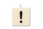 Paperdreams Letter Kaarsje symbool !, set van 4
