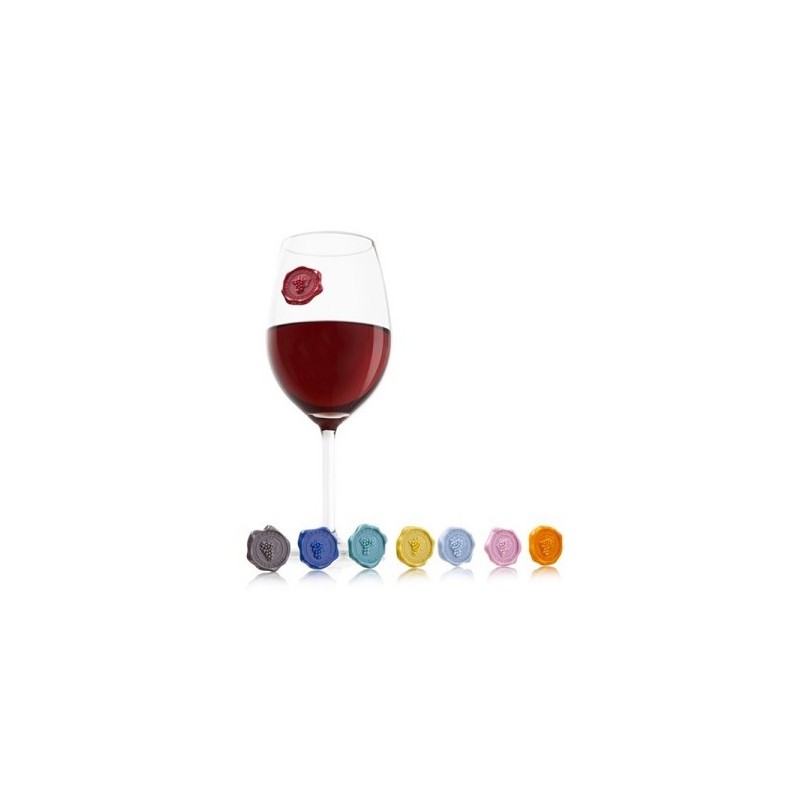 Vacuvin Marqueurs pour verre Classic Set de 8 pièces