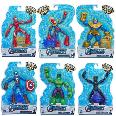 Hasbro Marvel Avengers Bend N Flex 15cm Figuur