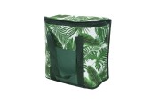 Sac isotherme imprimé feuilles polyester 17x34x34cm