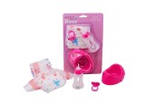 John Toy Baby Rose ensemble de soins 4 pièces sur carte