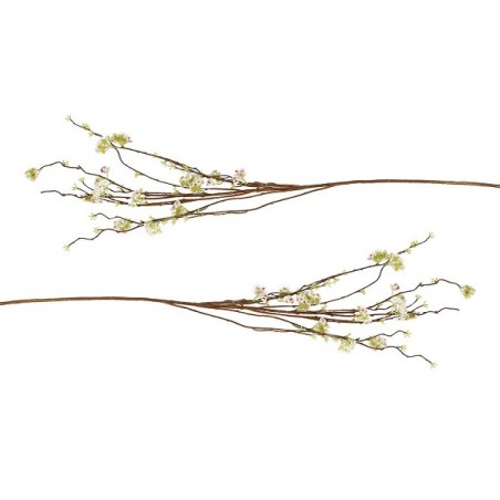 Kunstbloem 'Wild Viburnum' 135 cm creme/rose