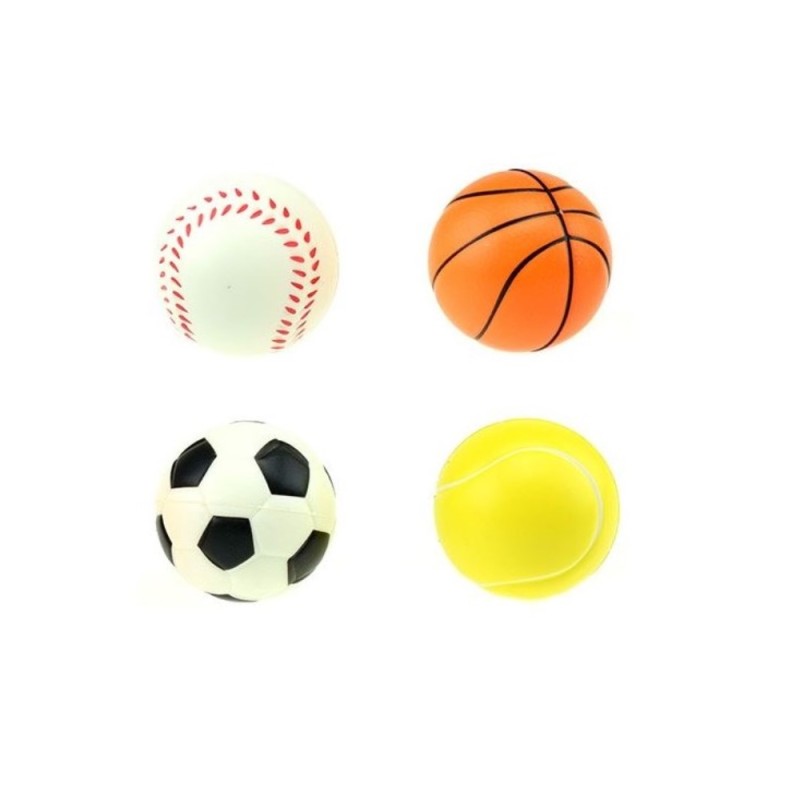 Toi Toys Slowrising sport Squeezies Ø7cm 12 pièces