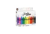 Grafix 10 x Crayons de cire Jumbo en boîte