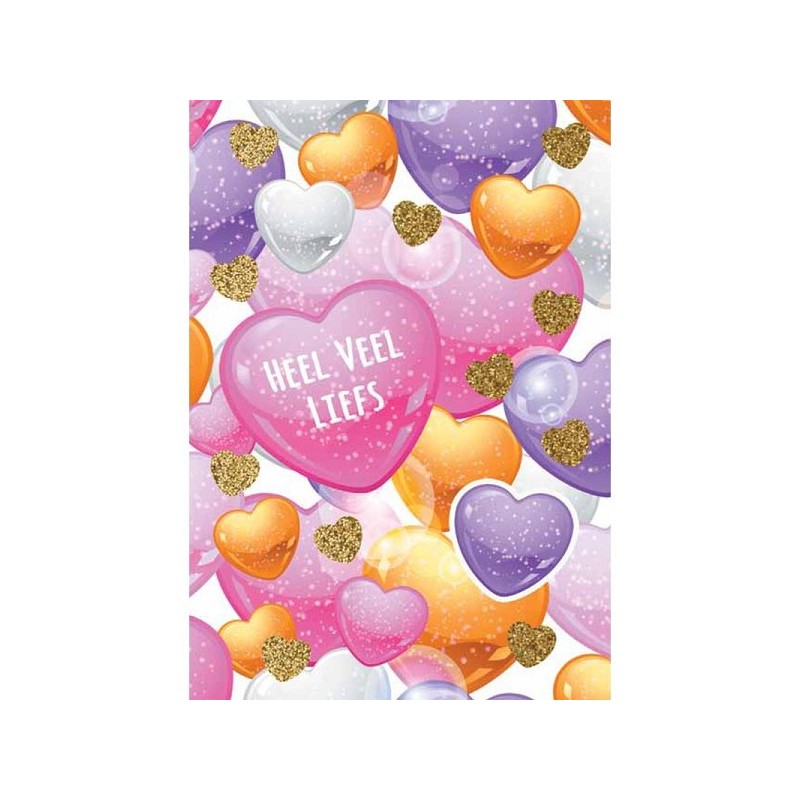 Cartes de voeux beaucoup d'amour pack de 10 pièces avec enveloppe