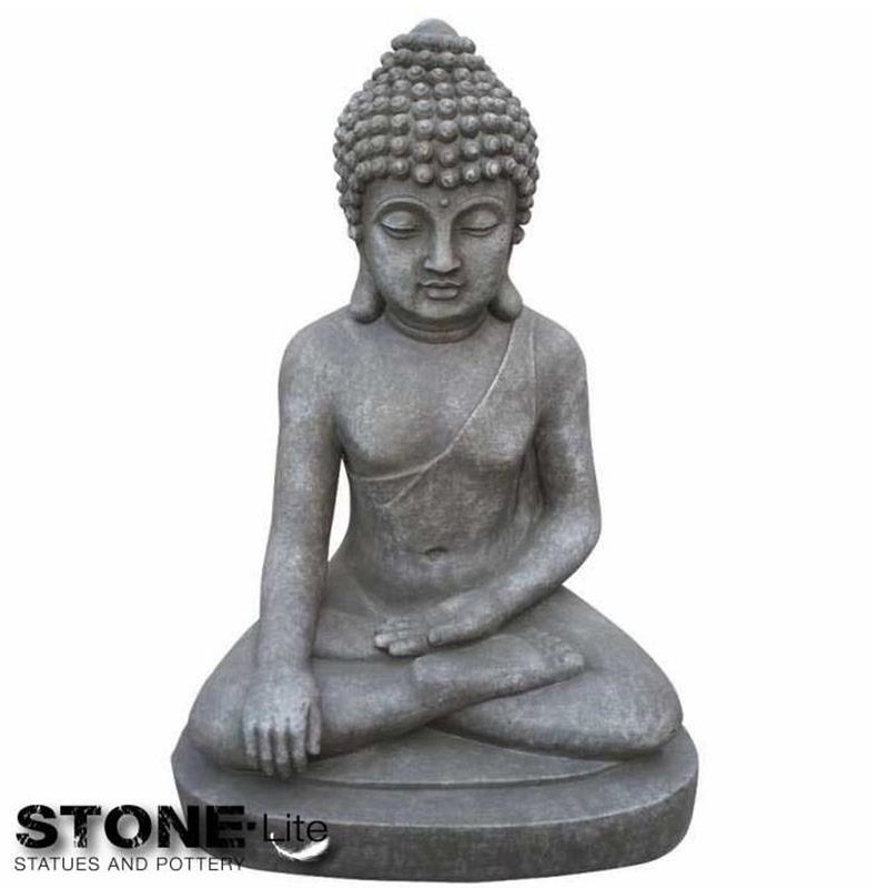 Statue de jardin Bouddha assis M 27x20x40cm