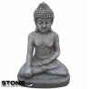 Statue de jardin Bouddha assis M 27x20x40cm