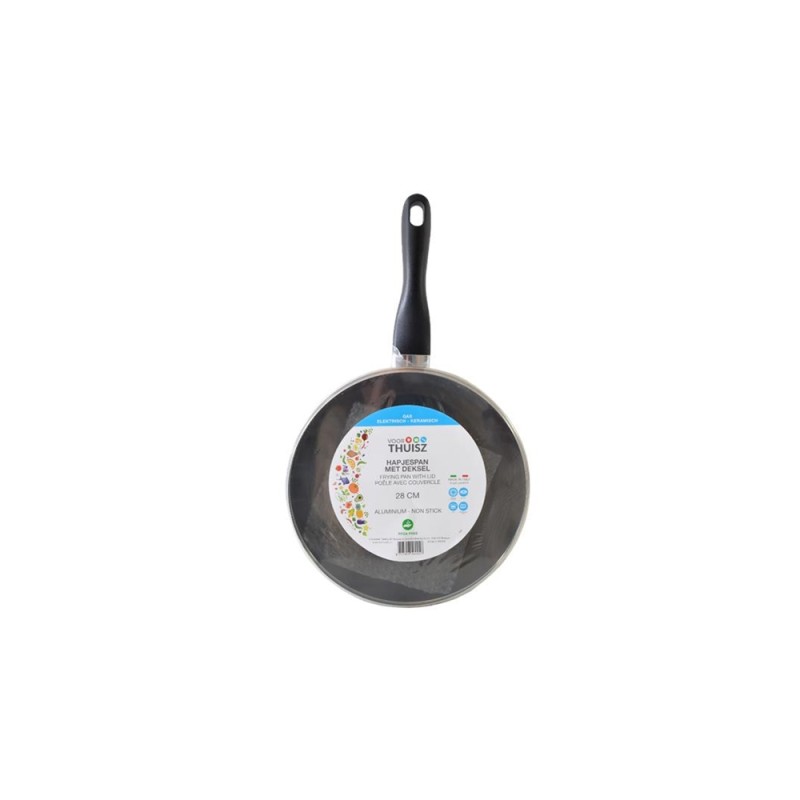 Poêle à snacks Lugano 28cm avec couvercle