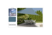 Toile d'ombrage triangle 3,6x3,6x3,6m bleu