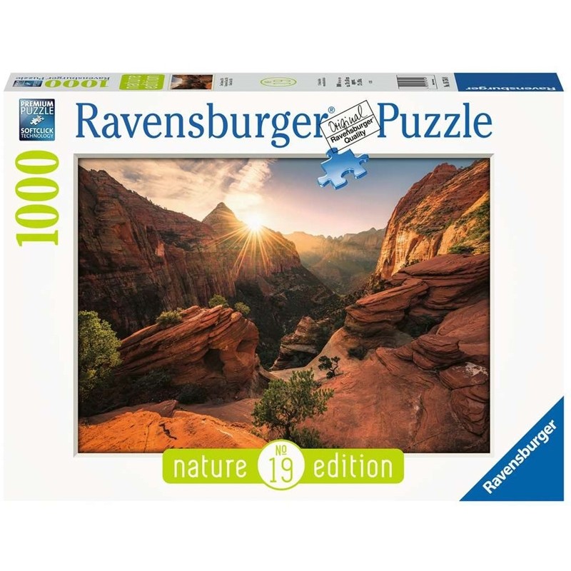 Ravensburger puzzle 1000 pièces Zion Cannyon USA
