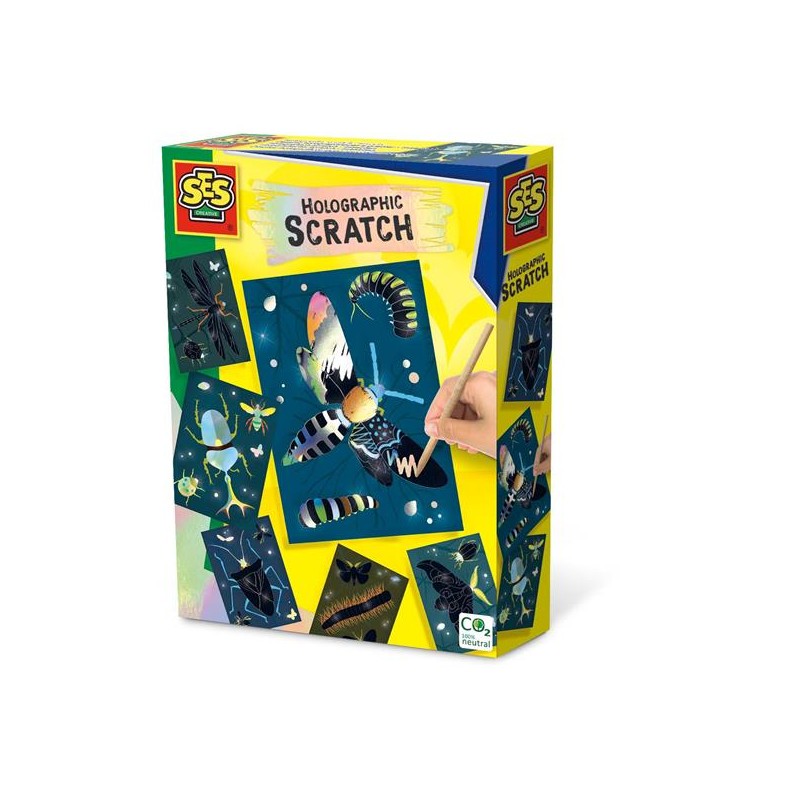 Ses Scratch Holographique - Insectes