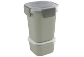 Sunware Sigma Home Food To Go Lunch Beker Lichtgroen/donkergr. 11,5 X 11,5 X