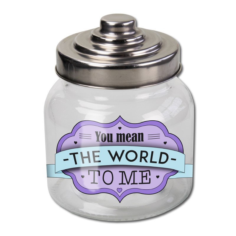 Pot de bonbons Paperdreams - Tu es tout pour moi 13x11cm