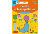 Oefenboek met stickers-eerste schrijfspelletjes 5-6 jaar