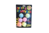John Toy Sticky stretch glow in the dark ballen op kaart