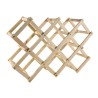 Casier à vin pliable en bois pour 10 bouteilles 45x31x12,5cm