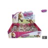 Balle rebondissante Horse Friends avec lumière 6,5 cm