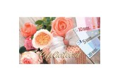 Cadeau-enveloppen vrouw/rozen pak a 10 stuks