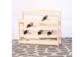 Wijnrek Van Grenenhout Voor 28 Flessen 73,5x88,5x28cm (hxbxd) Blank Hout